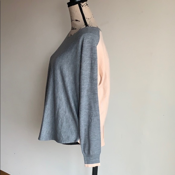 French Connection color block crewneck sweater - Picture 5 of 8